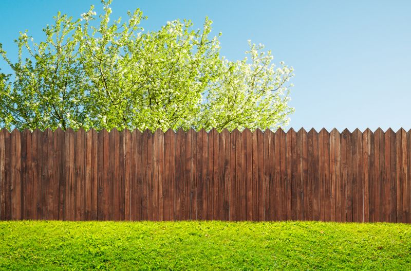 Wood Panel Fence
